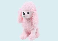 粉色貴賓犬