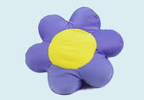 超舒服粒子花(huā)朵抱枕（紫色）