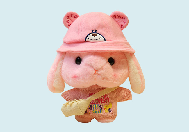粉紅帽小兔玩(wán)具