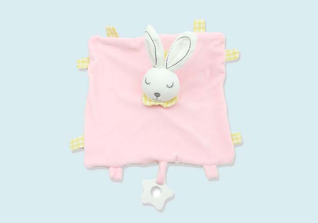 粉紅兔兔口水巾